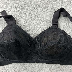 Norvell Bra 34HH Full Coverage 574 Soft Cup Cone Floral Lace NWOT NOS